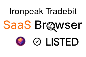 Ironpeak Tradebit - SaaS Browser Verified Badge