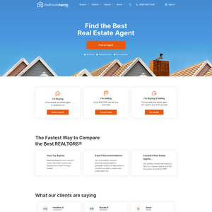 RealEstateAgents.com Screenshot
