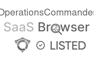 OperationsCommander - SaaS Browser Verified Badge