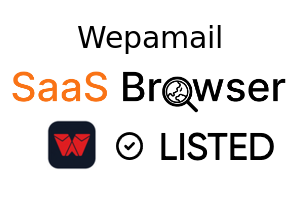 Wepamail - SaaS Browser Verified Badge