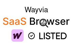 Wayvia - SaaS Browser Verified Badge