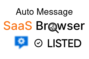 Auto Message - SaaS Browser Verified Badge