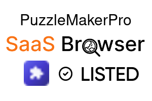PuzzleMakerPro - SaaS Browser Verified Badge