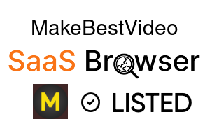 MakeBestVideo - SaaS Browser Verified Badge