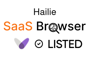 Hailie - SaaS Browser Verified Badge