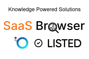 Knowledge Powered Solutions - SaaS Browser Verified Badge