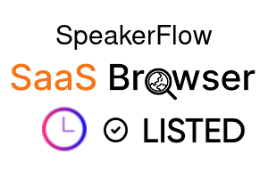 SpeakerFlow - SaaS Browser Verified Badge
