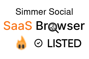 Simmer Social - SaaS Browser Verified Badge