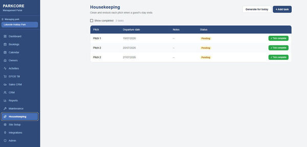 ParkCore Screenshot 3