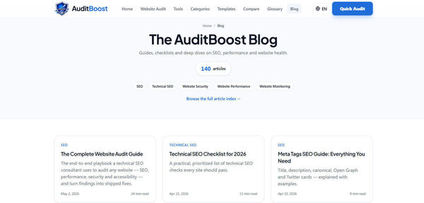 AuditBoost Screenshot 1