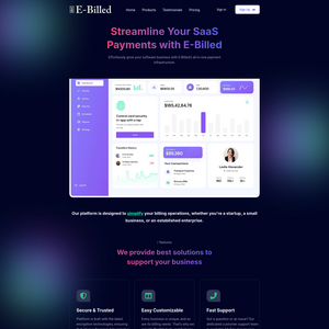 E-Billed Screenshot