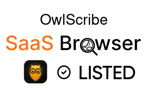 OwlScribe - SaaS Browser Verified Badge