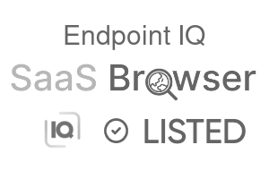 Endpoint IQ - SaaS Browser Verified Badge