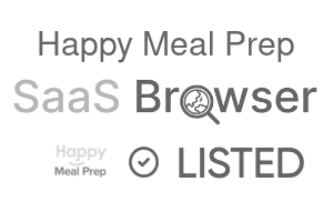 Happy Meal Prep - SaaS Browser Verified Badge