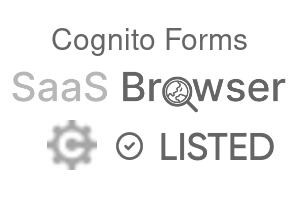 Cognito Forms - SaaS Browser Verified Badge
