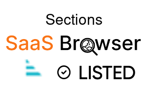 Sections - SaaS Browser Verified Badge
