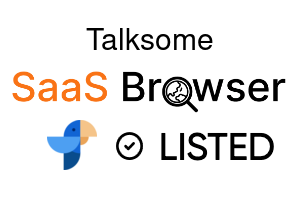 Talksome - SaaS Browser Verified Badge
