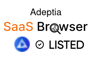 Adeptia - SaaS Browser Verified Badge