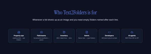 Text2Folders Screenshot 6