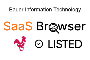 Bauer Information Technology - SaaS Browser Verified Badge