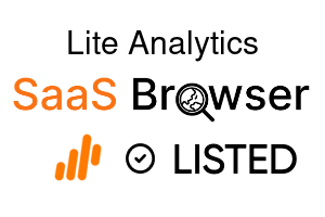 Lite Analytics - SaaS Browser Verified Badge