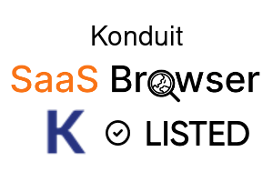Konduit - SaaS Browser Verified Badge
