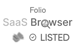 Folio - SaaS Browser Verified Badge
