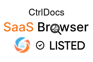 CtrlDocs - SaaS Browser Verified Badge