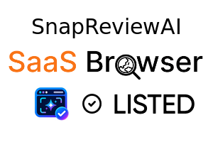 SnapReviewAI - SaaS Browser Verified Badge