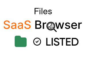 Files - SaaS Browser Verified Badge