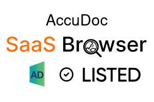 AccuDoc - SaaS Browser Verified Badge