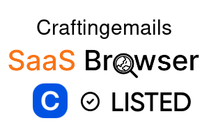 Craftingemails - SaaS Browser Verified Badge