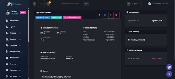 Rentalthru Screenshot 1