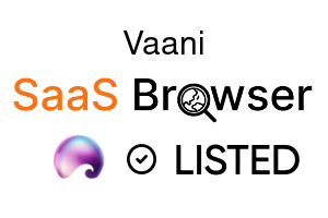 Vaani - SaaS Browser Verified Badge