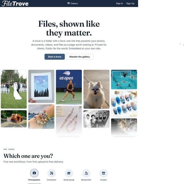 FileTrove Screenshot 1