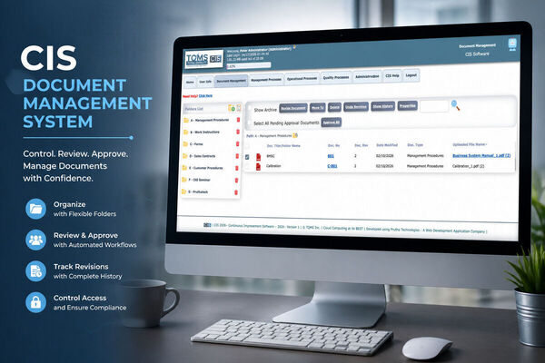 CIS Software TQMS Screenshot 6