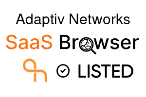 Adaptiv Networks - SaaS Browser Verified Badge