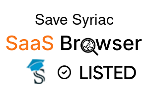 Save Syriac - SaaS Browser Verified Badge