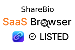 ShareBio - SaaS Browser Verified Badge