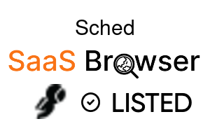 Sched - SaaS Browser Verified Badge