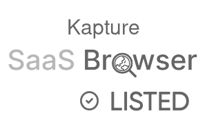 Kapture - SaaS Browser Verified Badge