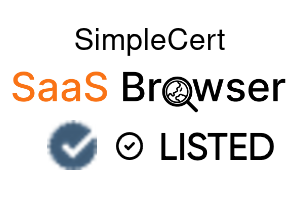 SimpleCert - SaaS Browser Verified Badge
