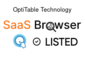 OptiTable Technology - SaaS Browser Verified Badge