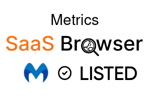 Metrics - SaaS Browser Verified Badge