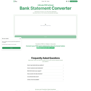 Bank Statement Converter Screenshot