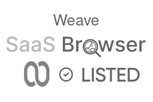 Weave - SaaS Browser Verified Badge