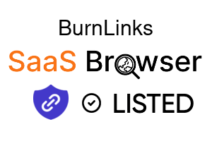 BurnLinks - SaaS Browser Verified Badge