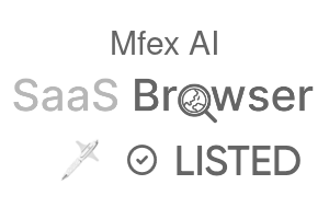 Mfex AI - SaaS Browser Verified Badge