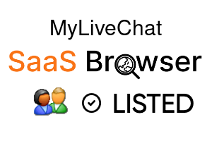 MyLiveChat - SaaS Browser Verified Badge