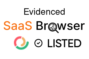 Evidenced - SaaS Browser Verified Badge